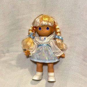 SOLD Precious Moments Blonde Braided hair doll
